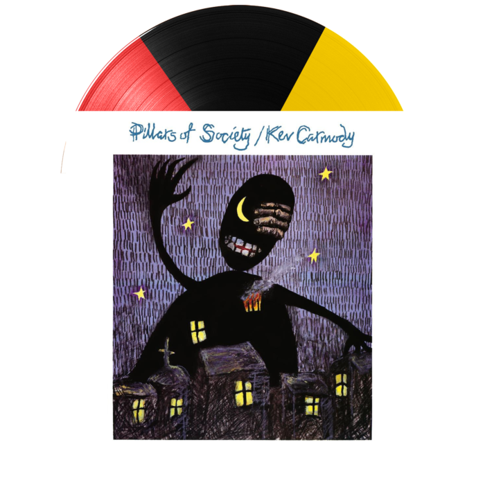 Kev Carmody – Pillars of Society (Red / Black / Yellow vinyl) - Image 2