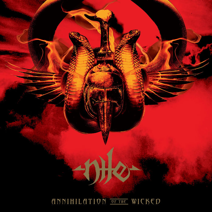 Nile – Annihilation Of The Wicked (2xLP, one side etched, Blood Red W/ Black Splatter Vinyl) - Image 1