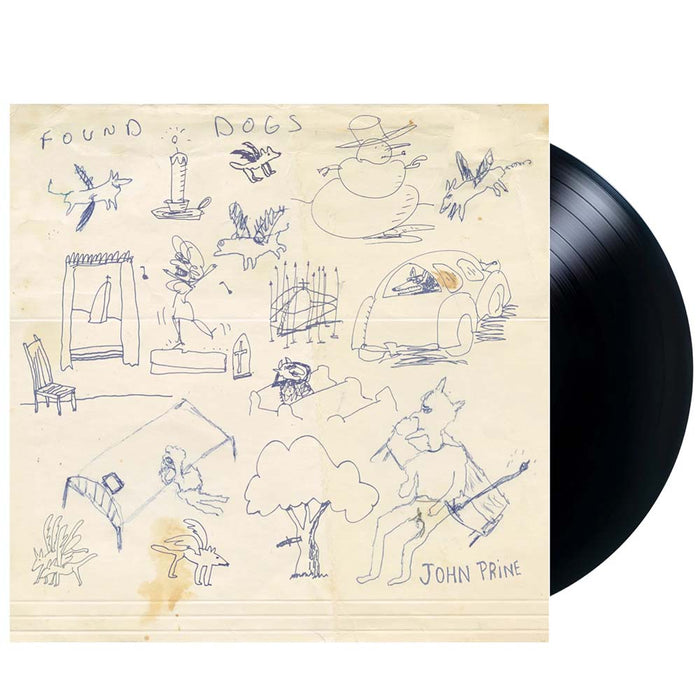 John Prine – Found Dogs LP vinyl record, image 2 of 2