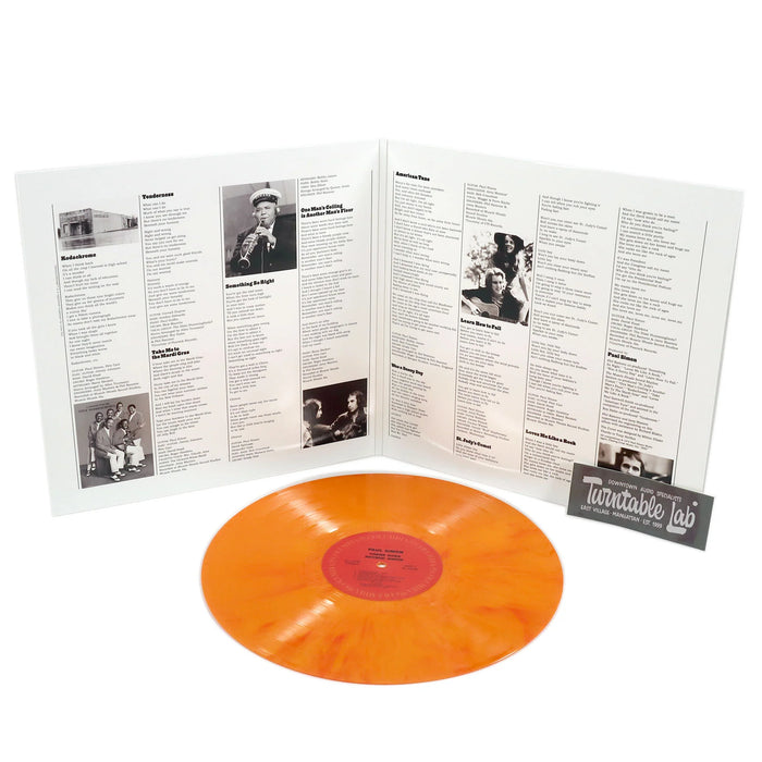 Paul Simon – There Goes Rhymin' Simon (Opaque Orange) LP vinyl record, image 3 of 3