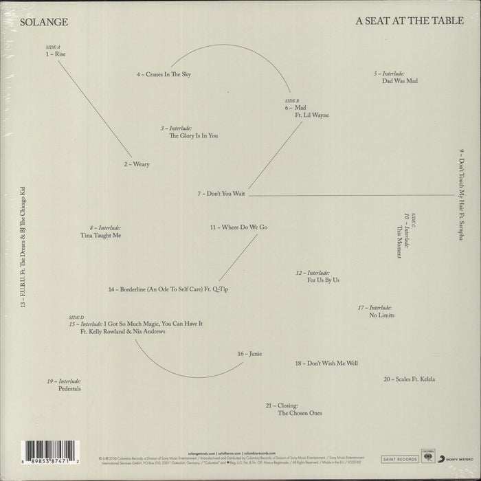 Solange – A Seat At The Table (2xLP) LP vinyl record, image 3 of 3