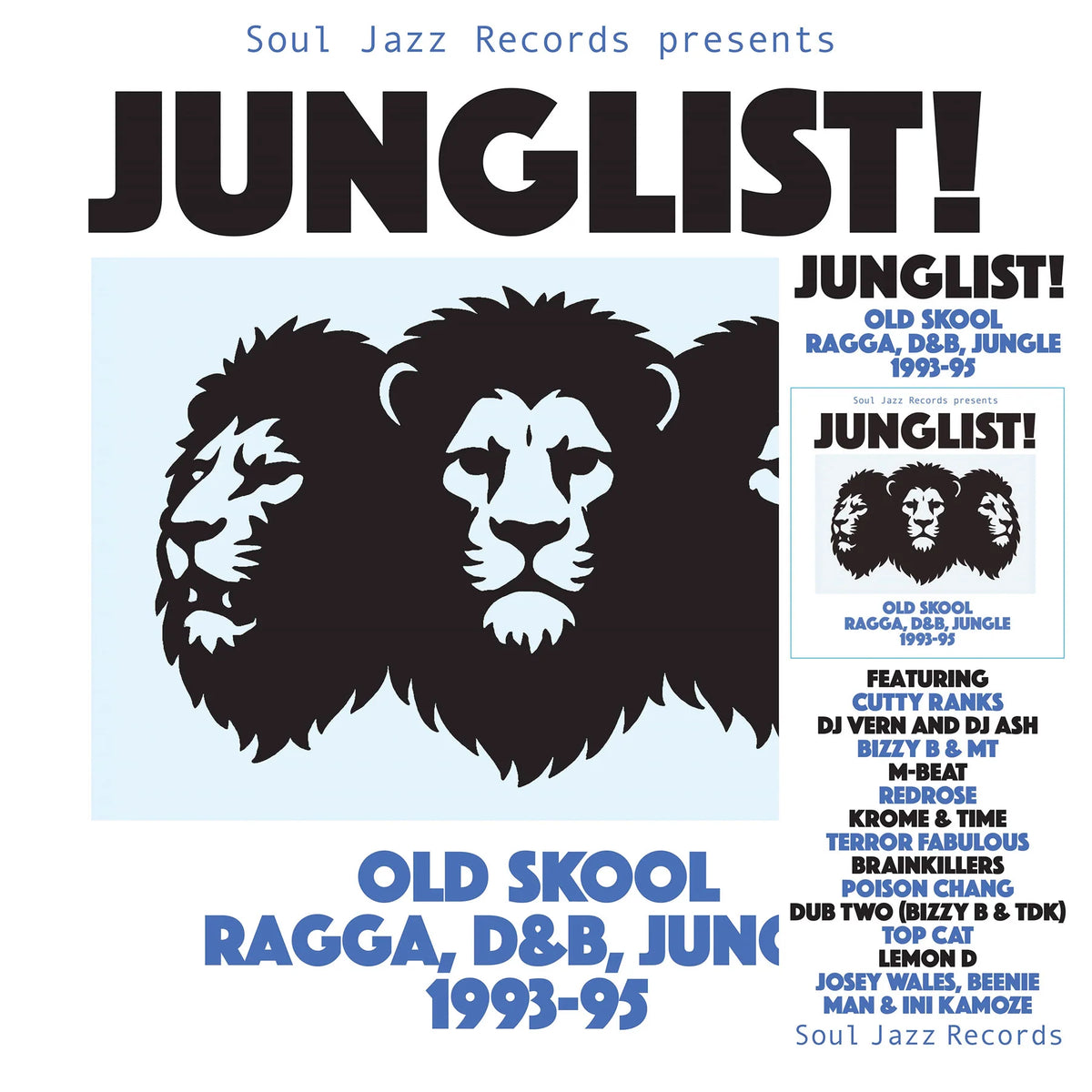 Various – Junglist! Old Skool Ragga, D&B, Jungle 1993-95 (2xLP
