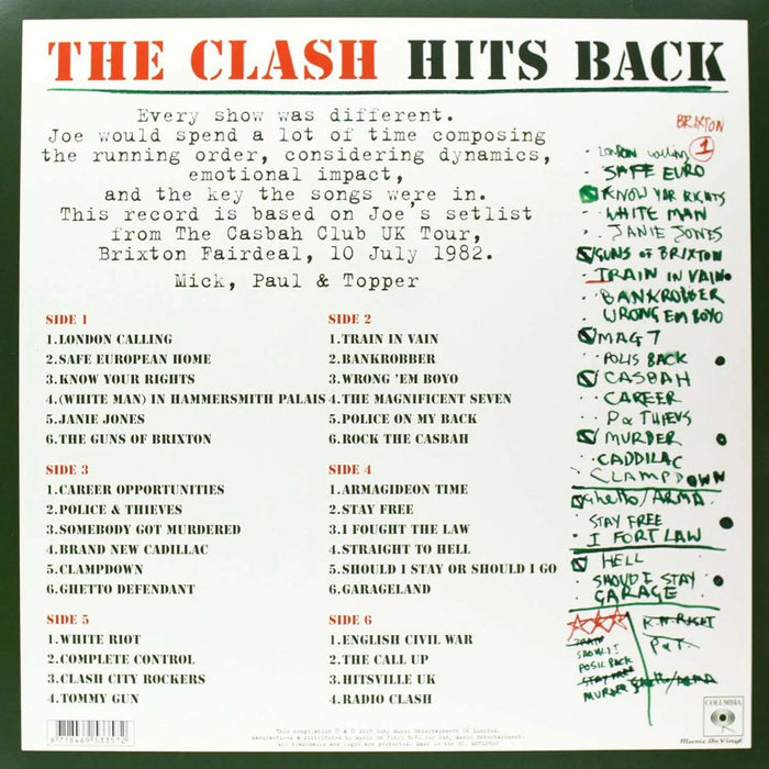 The Clash – Hits Back (3xLP + Poster) LP vinyl record, image 2 of 2