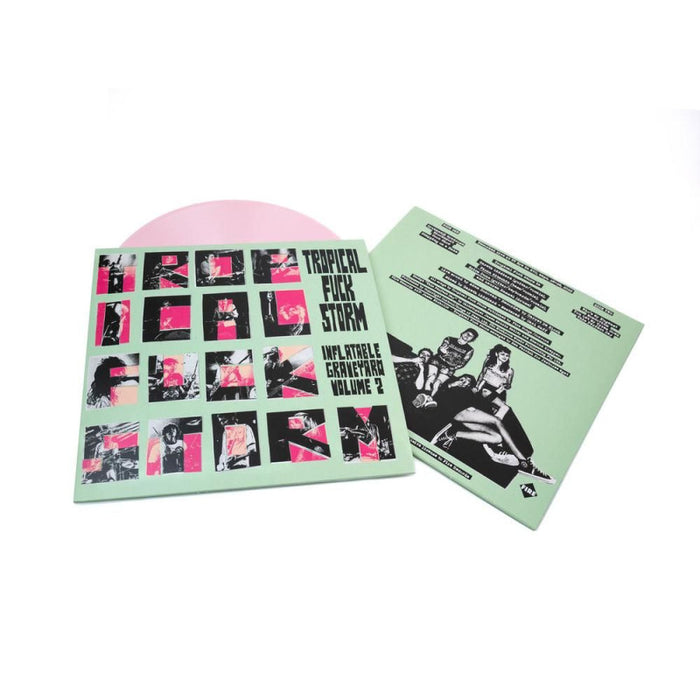 Tropical Fuck Storm + King Gizzard & the Lizard Wi – Inflatable Graveyard Vol. 2 (Pink Vinyl) LP vinyl record, image 2 of 3