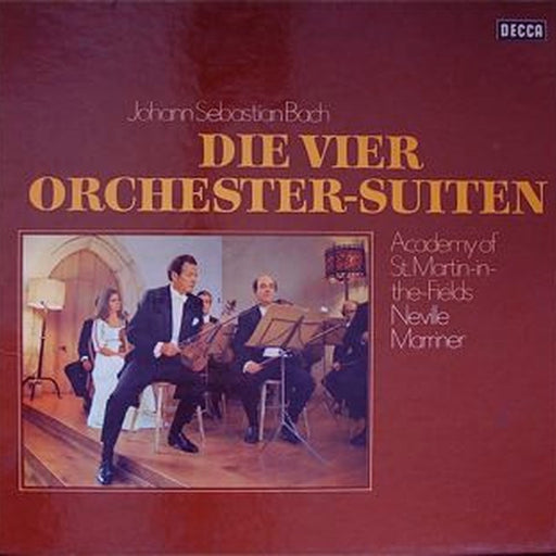 Johann Sebastian Bach, The Academy Of St. Martin-in-the-Fields, Sir Neville Marriner – Die Vier Orchester-Suiten (LP, Vinyl Record Album)