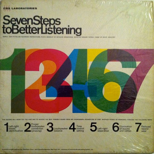 CBS Laboratories – Seven Steps To Better Listening (LP, Vinyl Record Album)