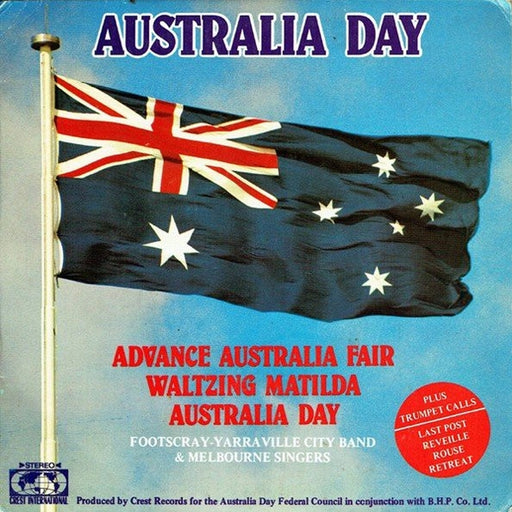 Footscray-Yarraville City Band, Melbourne Singers – Australia Day (LP, Vinyl Record Album)