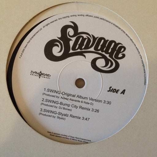 Savage – Swing!: Remixes (LP, Vinyl Record Album)