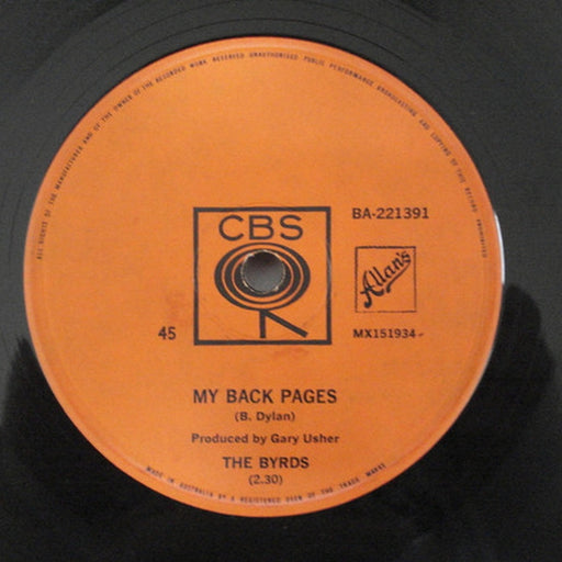 The Byrds – My Back Pages / Renaissance Fair (LP, Vinyl Record Album)