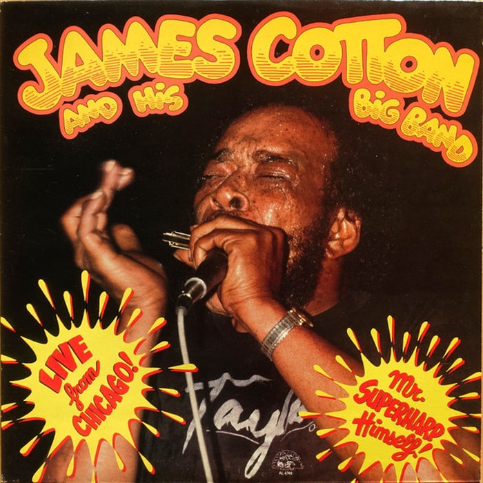 James Cotton And His Big Band – Live From Chicago - Mr. Superharp Himself! (LP, Vinyl Record Album)