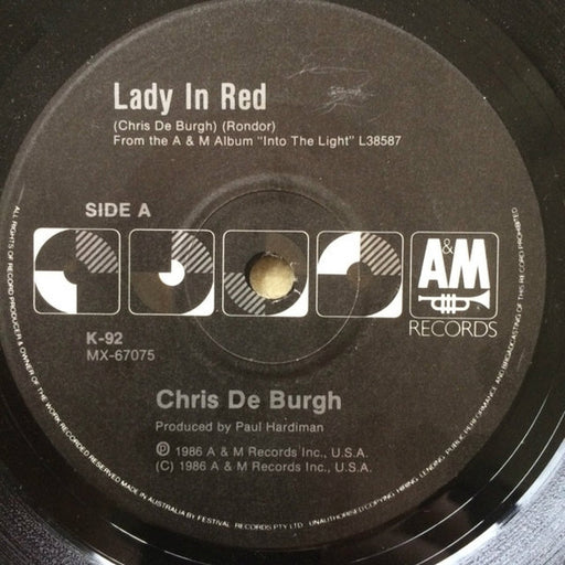 Chris de Burgh – Lady In Red (LP, Vinyl Record Album)