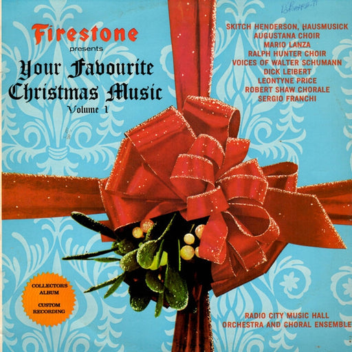 Radio City Music Hall Orchestra, Radio City Music Hall Choral Ensemble – Firestone Presents Your Favourite Christmas Music Volume 1 (LP, Vinyl Record Album)