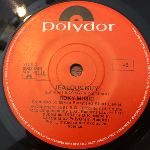 Roxy Music – Jealous Guy (LP, Vinyl Record Album)