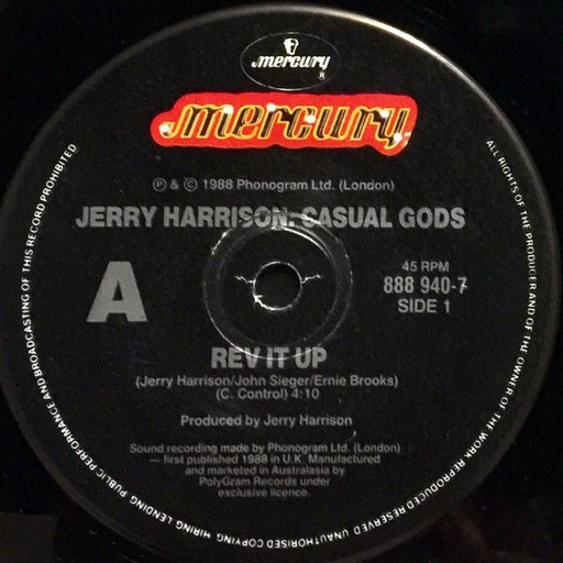 Jerry Harrison: Casual Gods – Rev It Up (LP, Vinyl Record Album)