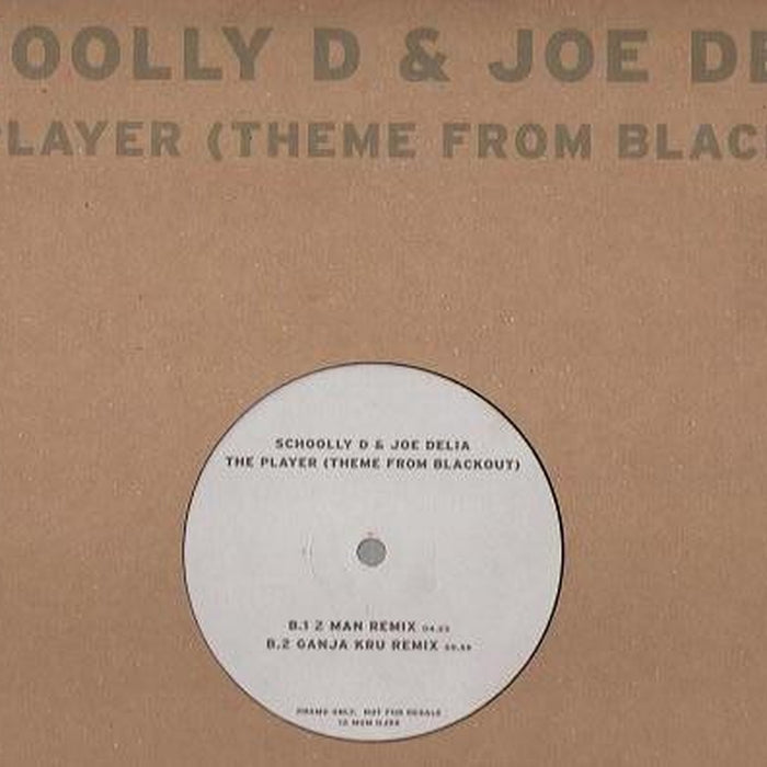 Schoolly D, Joe Delia – The Player (Theme From Blackout) (LP, Vinyl Record Album)