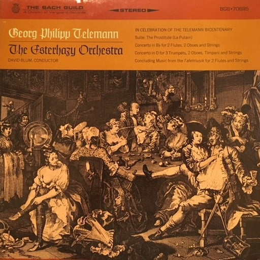 Georg Philipp Telemann – David Blum and the The Esterhazy Orchestra (LP, Vinyl Record Album)