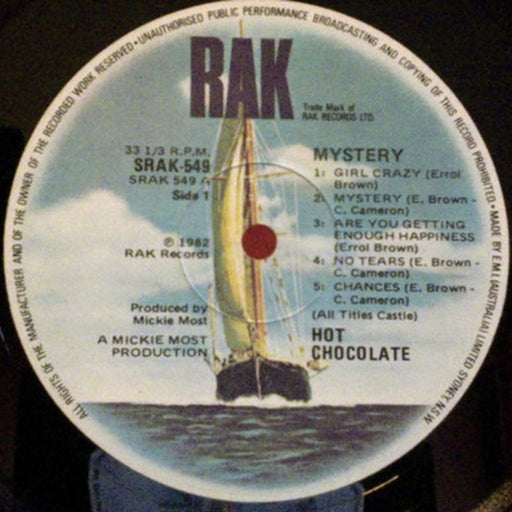 Hot Chocolate – Mystery (LP, Vinyl Record Album)