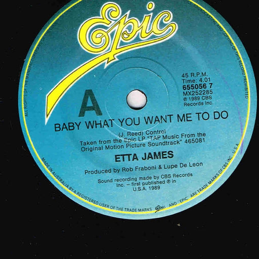 Etta James – Baby What You Want Me To Do (LP, Vinyl Record Album)