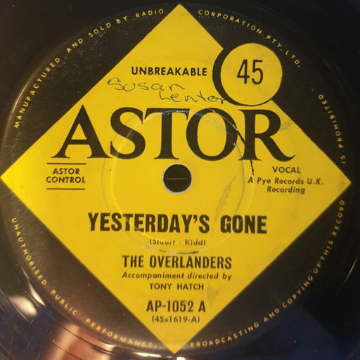 The Overlanders – Yesterday's Gone (LP, Vinyl Record Album)