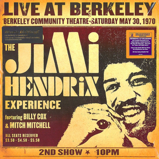 The Jimi Hendrix Experience – Live At Berkeley (LP, Vinyl Record Album)