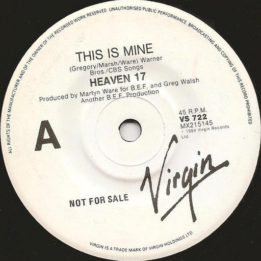 Heaven 17 – This Is Mine (LP, Vinyl Record Album)