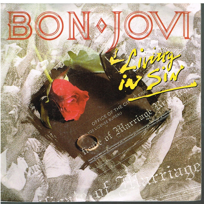 Bon Jovi – Living In Sin (LP, Vinyl Record Album)