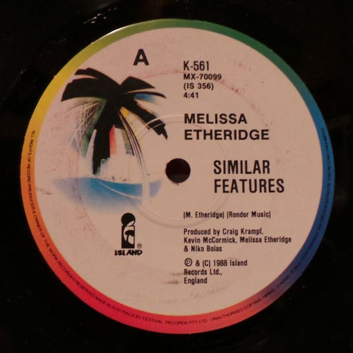 Melissa Etheridge – Similar Features (LP, Vinyl Record Album)
