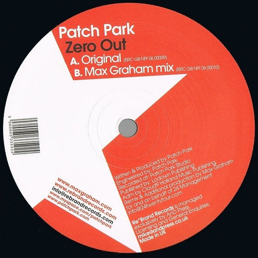 Patch Park – Zero Out (LP, Vinyl Record Album)