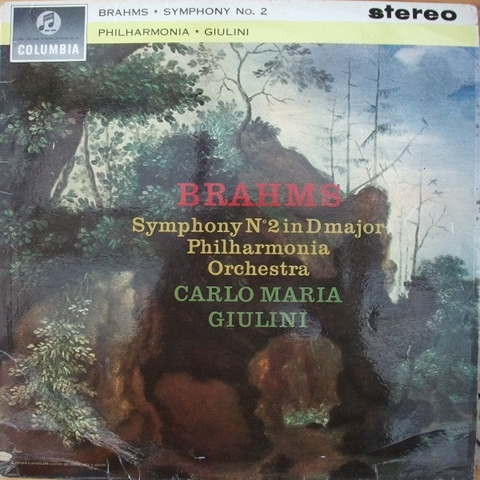 Johannes Brahms, Carlo Maria Giulini, Philharmonia Orchestra – Symphony No. 2 In D Major (LP, Vinyl Record Album)