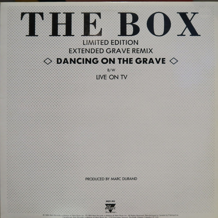 The Box – Dancing On The Grave (LP, Vinyl Record Album)