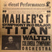 Gustav Mahler, Bruno Walter, Columbia Symphony Orchestra – Symphony No. 1 In D "The Titan" (LP, Vinyl Record Album)