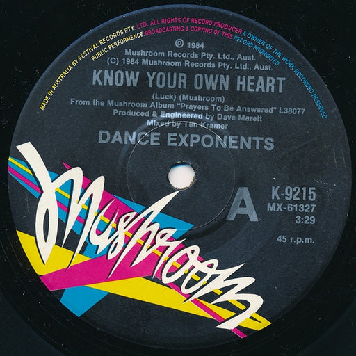 Dance Exponents – Know Your Own Heart (LP, Vinyl Record Album)