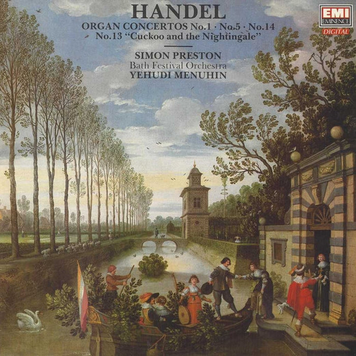 Georg Friedrich Händel, Simon Preston, Bath Festival Orchestra, Yehudi Menuhin – Organ Concertos No.1, No.5, No.14, No.13 "Cuckoo And The Nightingale" (LP, Vinyl Record Album)