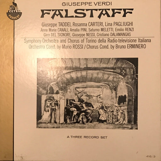 Giuseppe Verdi, Arrigo Boito – Falstaff (LP, Vinyl Record Album)