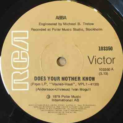ABBA – Does Your Mother Know / Kisses Of Fire (LP, Vinyl Record Album)