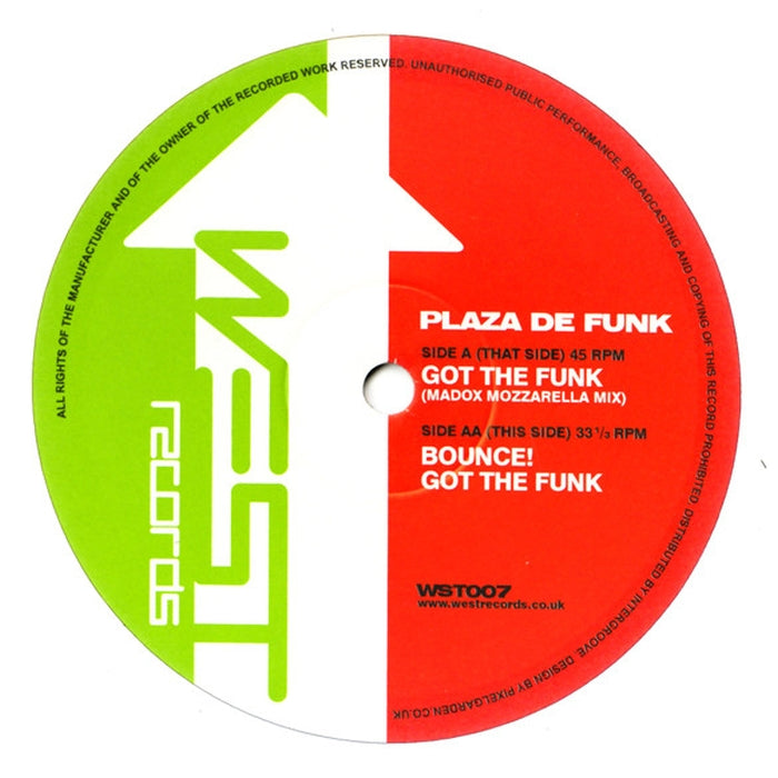 Plaza De Funk – Got The Funk (LP, Vinyl Record Album)