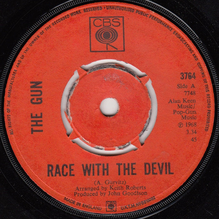 The Gun – Race With The Devil (LP, Vinyl Record Album)