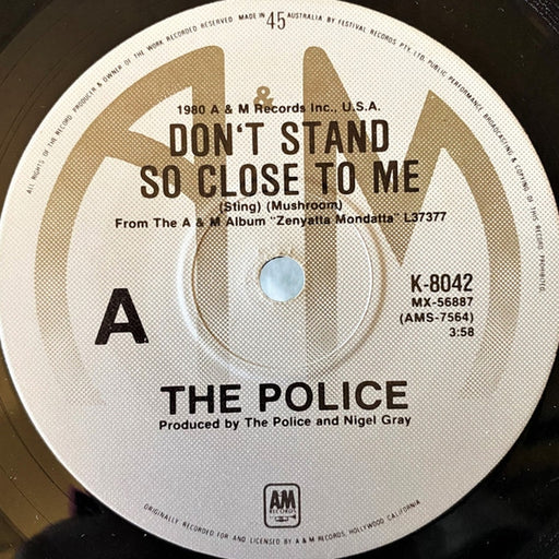 The Police – Don't Stand So Close To Me (LP, Vinyl Record Album)