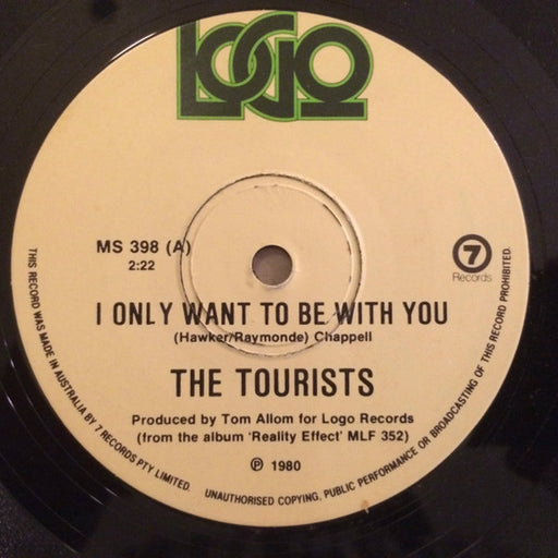 The Tourists – I Only Want To Be With You (LP, Vinyl Record Album)