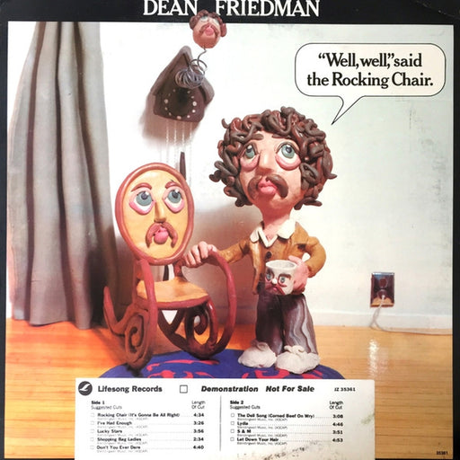 Dean Friedman – "Well, Well," Said The Rocking Chair. (LP, Vinyl Record Album)
