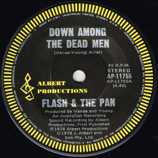 Flash & The Pan – Down Among The Dead Men (LP, Vinyl Record Album)