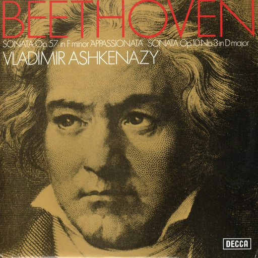 Ludwig van Beethoven, Vladimir Ashkenazy – Sonata Op.57 In F Minor "Appassionata" Sonata Op.10 No.3 In D Major (LP, Vinyl Record Album)