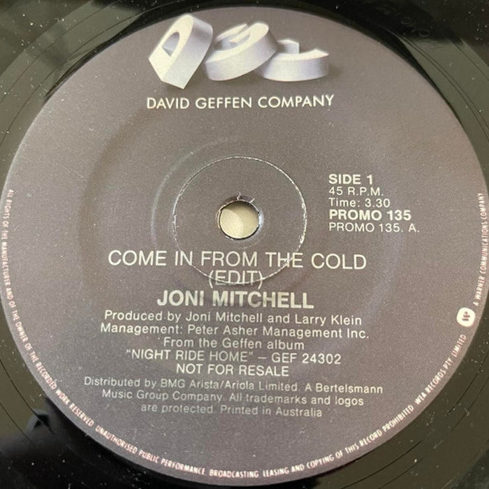 Joni Mitchell – Come In From The Cold (VG+/Generic)