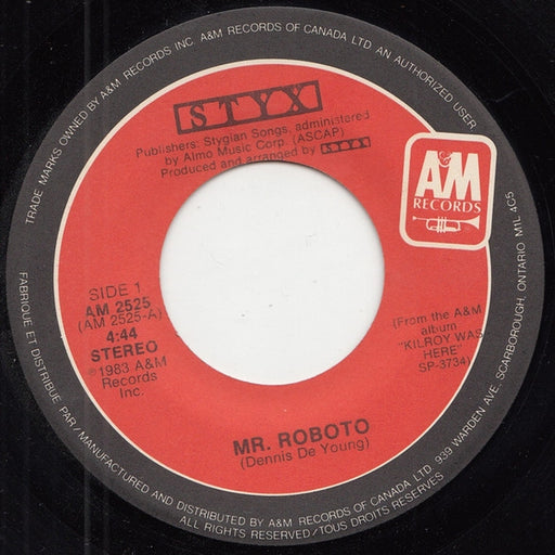 Styx – Mr. Roboto (LP, Vinyl Record Album)