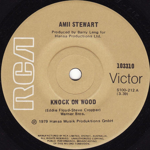 Amii Stewart – Knock On Wood (LP, Vinyl Record Album)