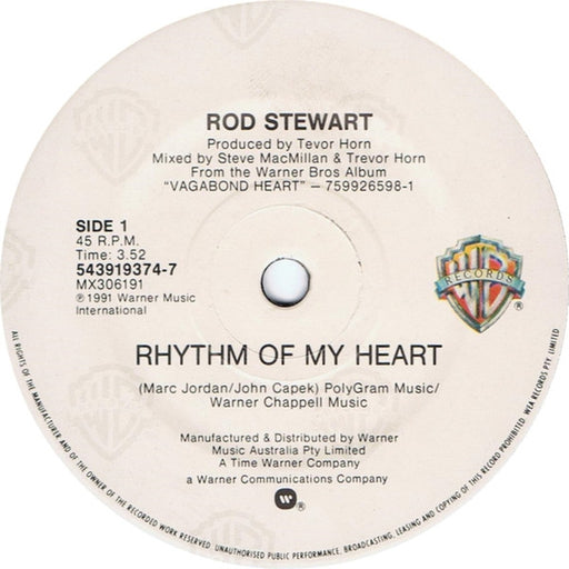 Rod Stewart – Rhythm Of My Heart (LP, Vinyl Record Album)
