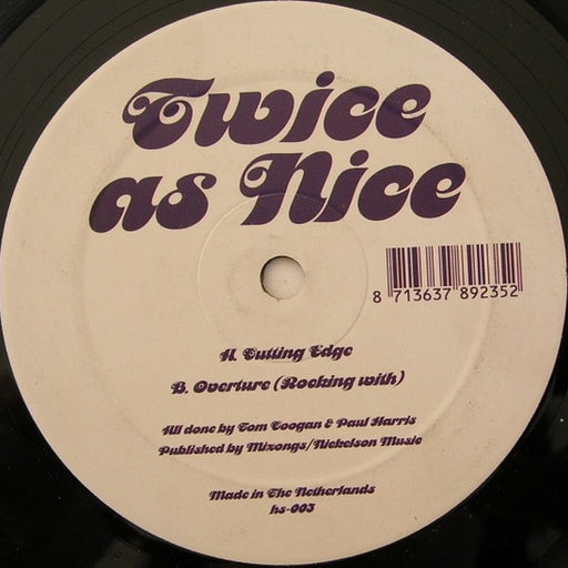 Twice As Nice – Cutting Edge / Overture (LP, Vinyl Record Album)