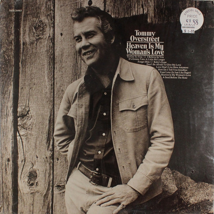 Tommy Overstreet – Heaven Is My Woman's Love (VG+/VG+)