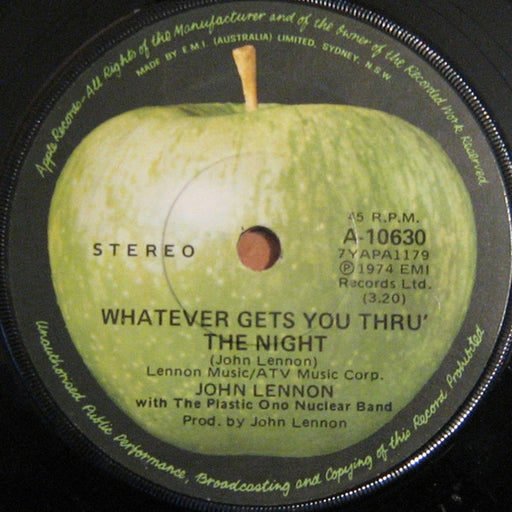John Lennon – Whatever Gets You Thru' The Night (LP, Vinyl Record Album)