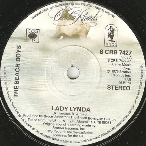The Beach Boys – Lady Lynda (LP, Vinyl Record Album)